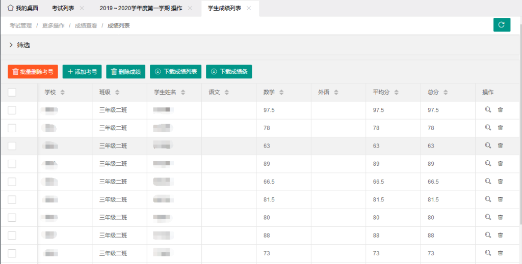 图片[2]-最新学生成绩管理系统源码 Thinkphp6框架-淘金源码