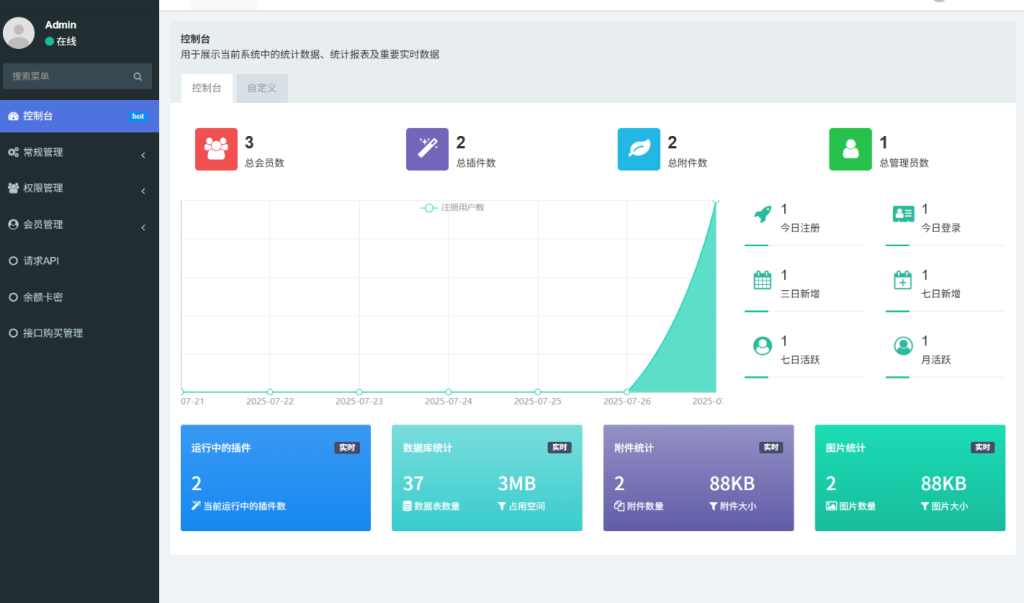 图片[4]-追梦API管理系统源码-淘金源码