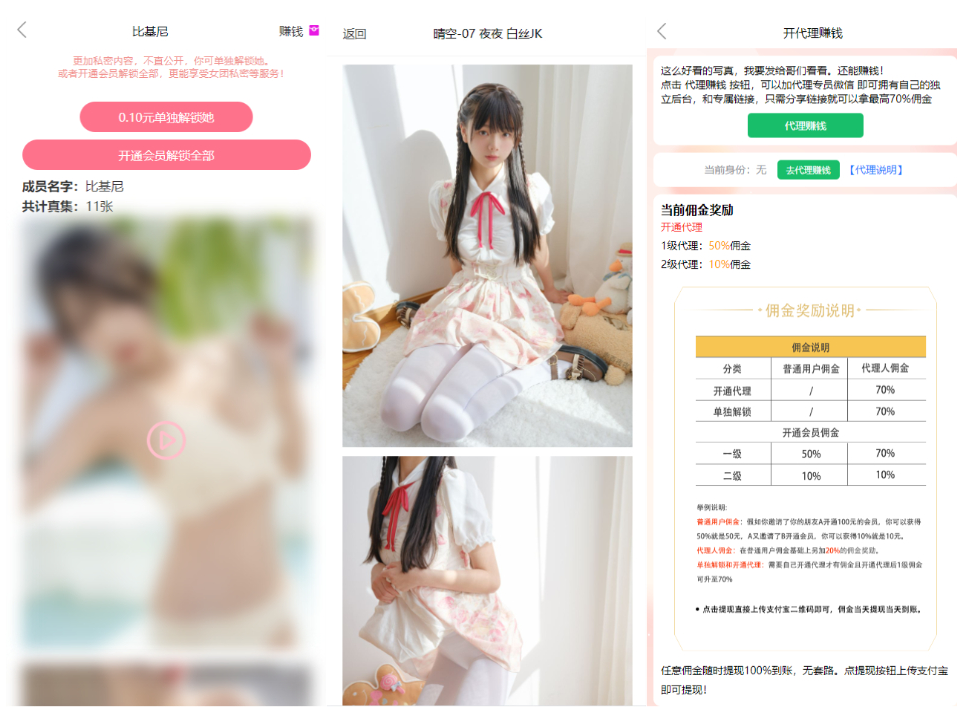 图片[2]-2025最新写真图片视频打赏系统源码完整可用 附教程-淘金源码